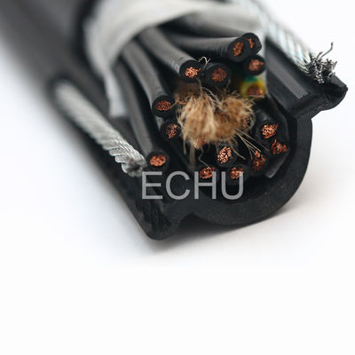 Купить ROUND CRANE CABLES WITH TWO STEELS, ECHU FLAT CABLE online manufacture