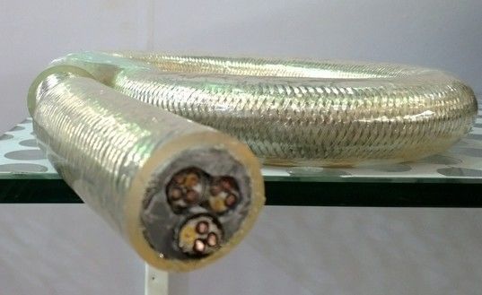 Купить Transparent PVC Double Jacket Flexible Chain Cable online manufacture