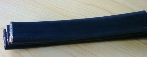 Good price Flat Rubber Crane Cable with Steel Wire Supporting онлайн